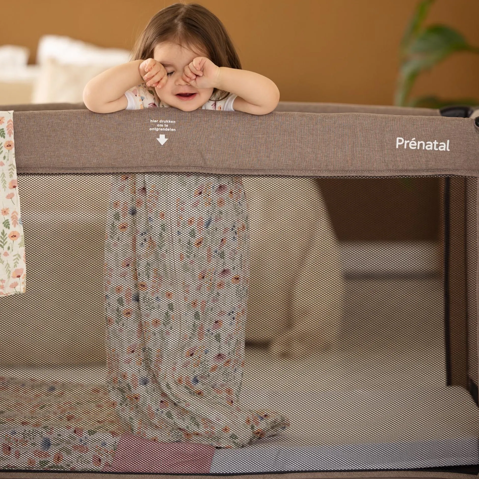 Campingbedden*Prénatal campingbed Sinne Taupebrown
