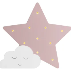 Nachtlampjes*Prénatal Decoratie Ster met LED lampjes roze