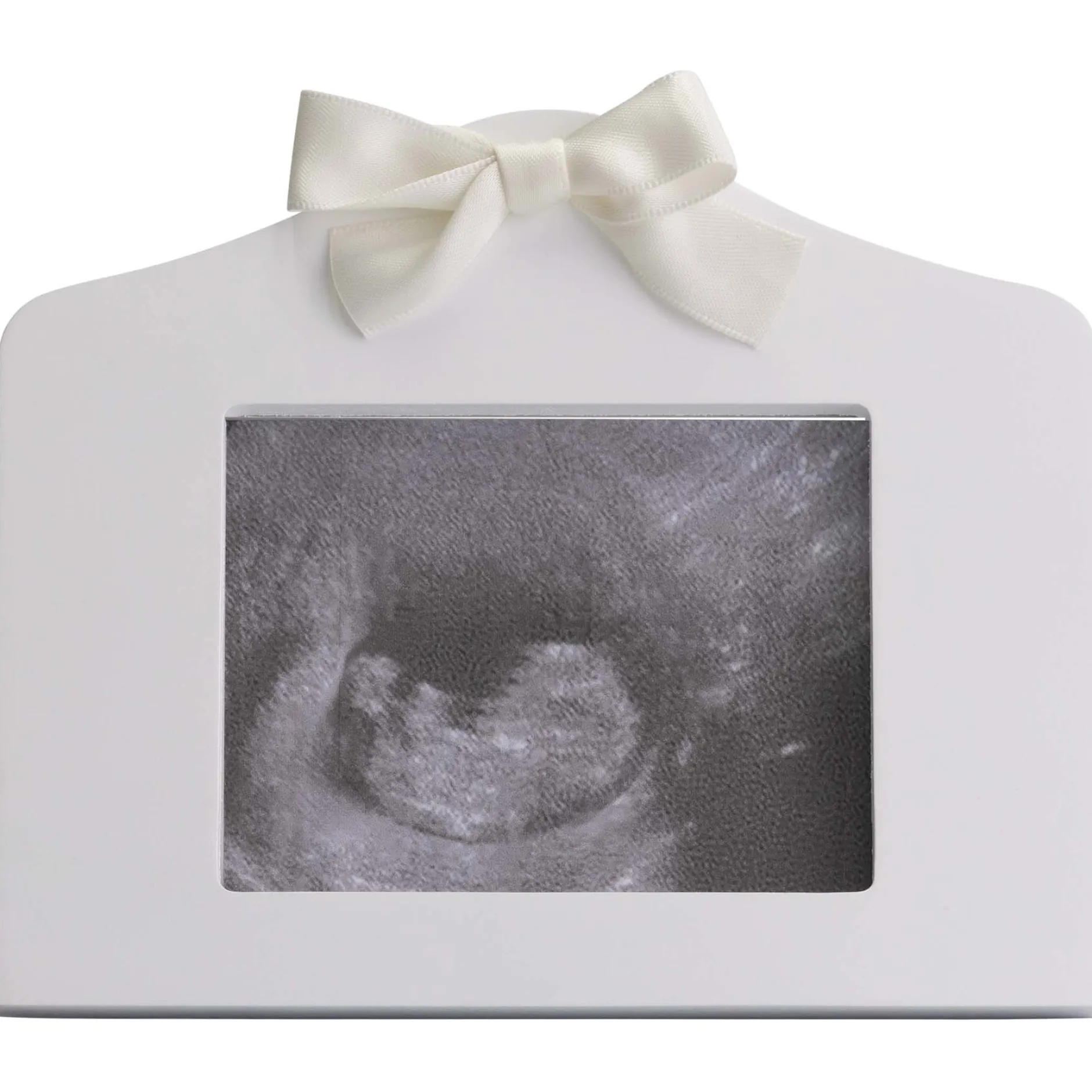 Feestartikelen|Kraamcadeaus*Prénatal echo fotolijstje wit