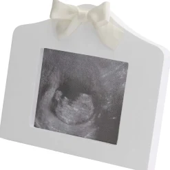 Feestartikelen|Kraamcadeaus*Prénatal echo fotolijstje wit