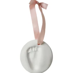 Feestartikelen|Kraamcadeaus*Prénatal gipsafdruk hanger White