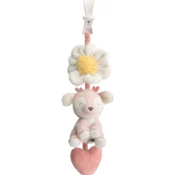 Hangspeelgoed|Speelgoed Voor Onderweg*Prénatal hangspeeltje hert Powder Pink