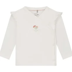 Mutsjes & Haarbandjes|Broeken*Prénatal Hello new day newborn shirt, broek & haarband Ivory White