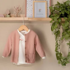 Mutsjes & Haarbandjes|Broeken*Prénatal Hello new day newborn shirt, broek & haarband Ivory White