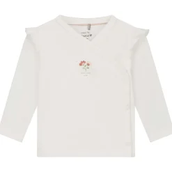 Mutsjes & Haarbandjes|Broeken*Prénatal Hello new day newborn shirt, broek & haarband Ivory White