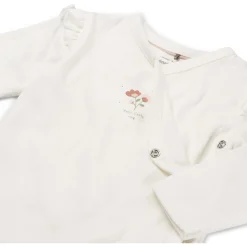 Mutsjes & Haarbandjes|Broeken*Prénatal Hello new day newborn shirt, broek & haarband Ivory White
