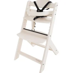 Wipstoelen & Bouncers*Prénatal houten kinderstoel Evan bundel wit