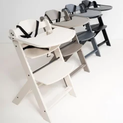 Wipstoelen & Bouncers*Prénatal houten kinderstoel Evan bundel wit