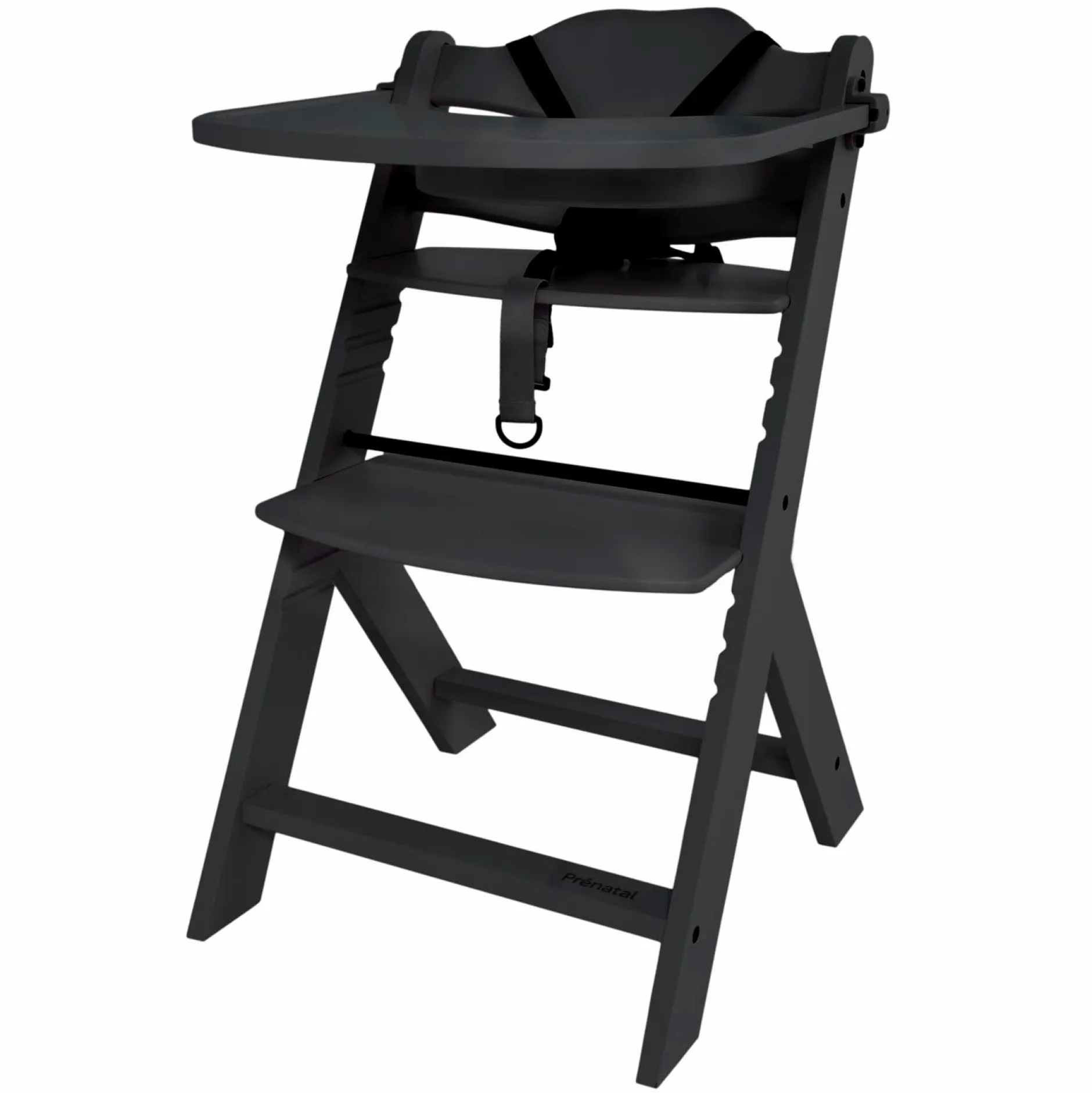 Wipstoelen & Bouncers*Prénatal houten kinderstoel Evan bundel zwart