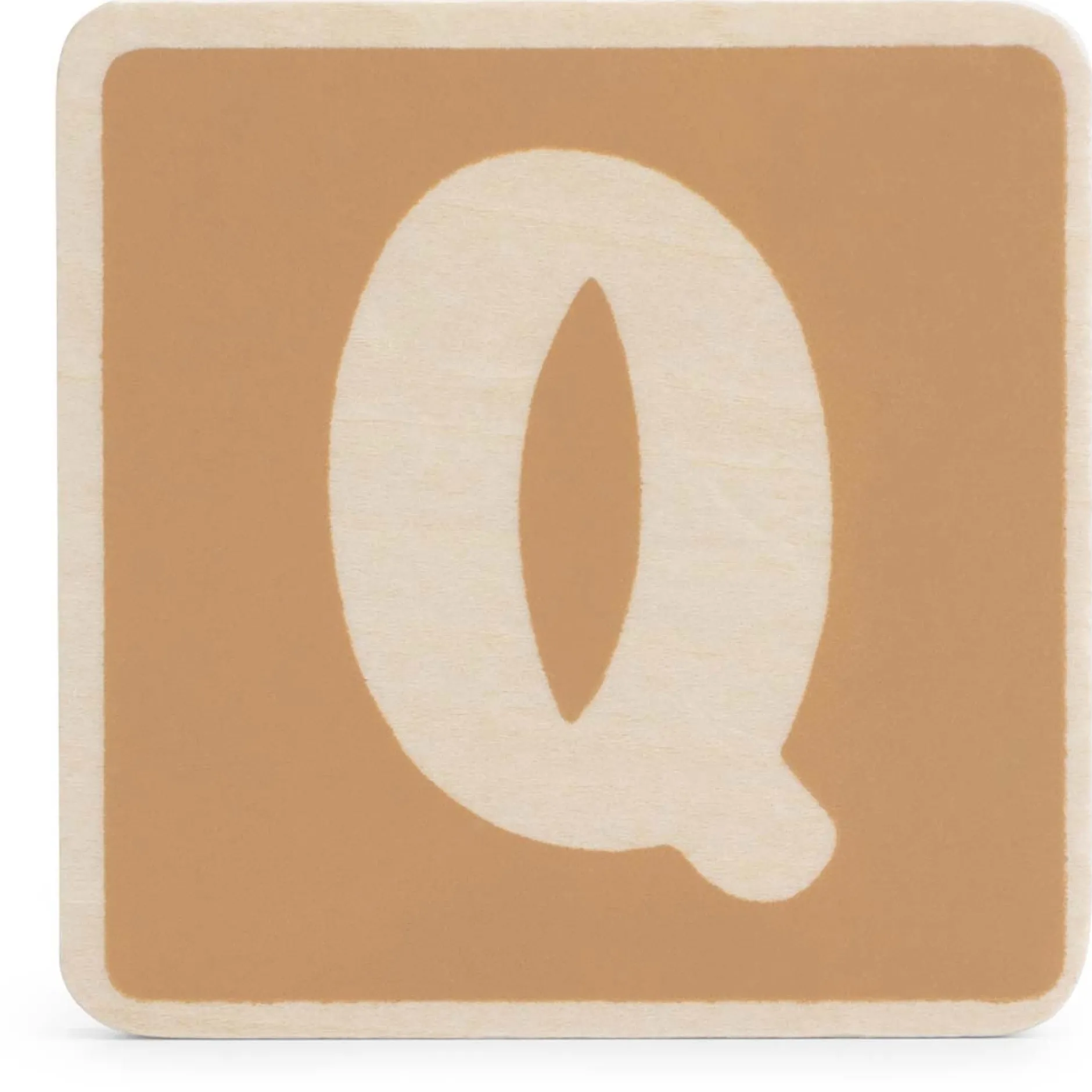 Lettertreinen*Prénatal houten namentrein letter Q Brownie