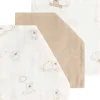 Washandjes*Prénatal hydrofiel washand 3 stuks  beige