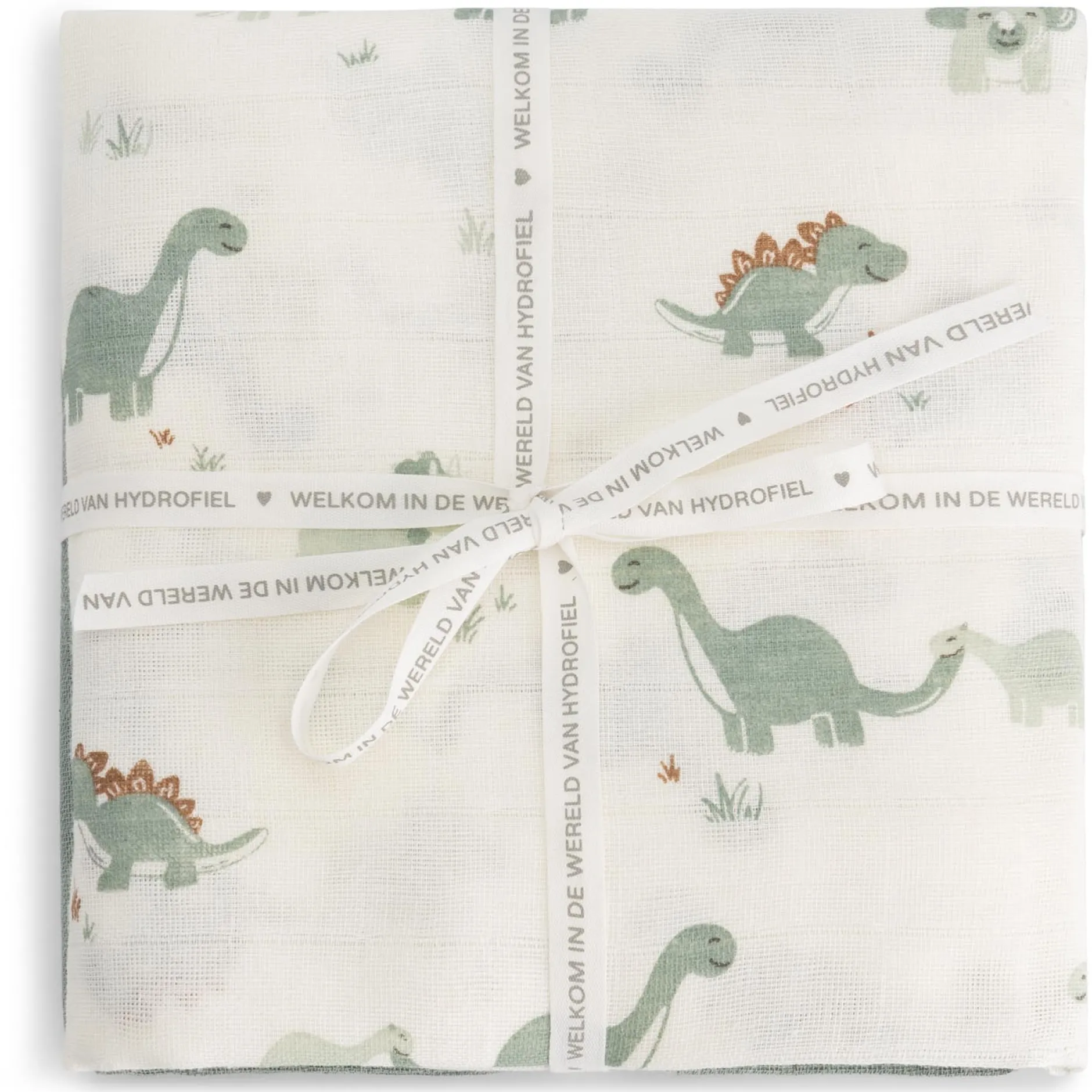 Doeken & Luiers*Prénatal hydrofiele doeken dino 2 stuks multi