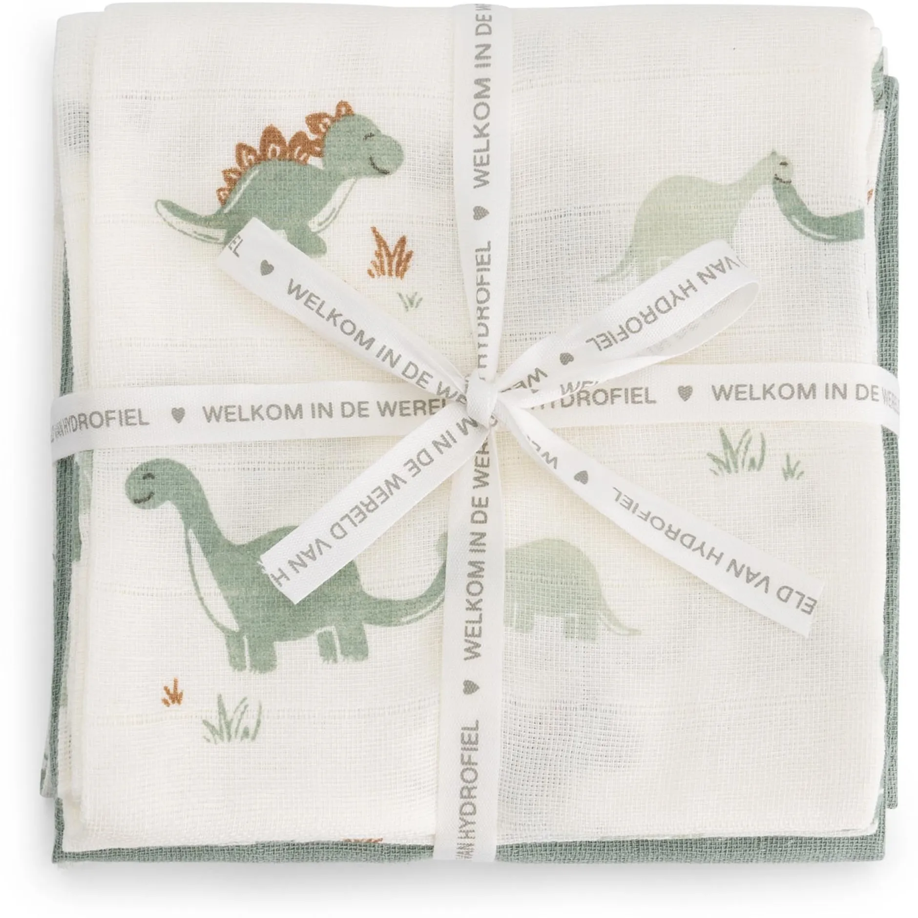 Doeken & Luiers*Prénatal hydrofiele luiers Dino 3 stuks multi