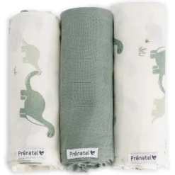 Doeken & Luiers*Prénatal hydrofiele luiers Dino 3 stuks multi