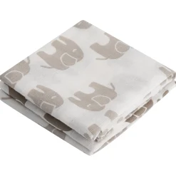 Boxen|Doeken & Luiers*Prénatal hydrofiele luiers Otis Olifant 3 stuks  wit