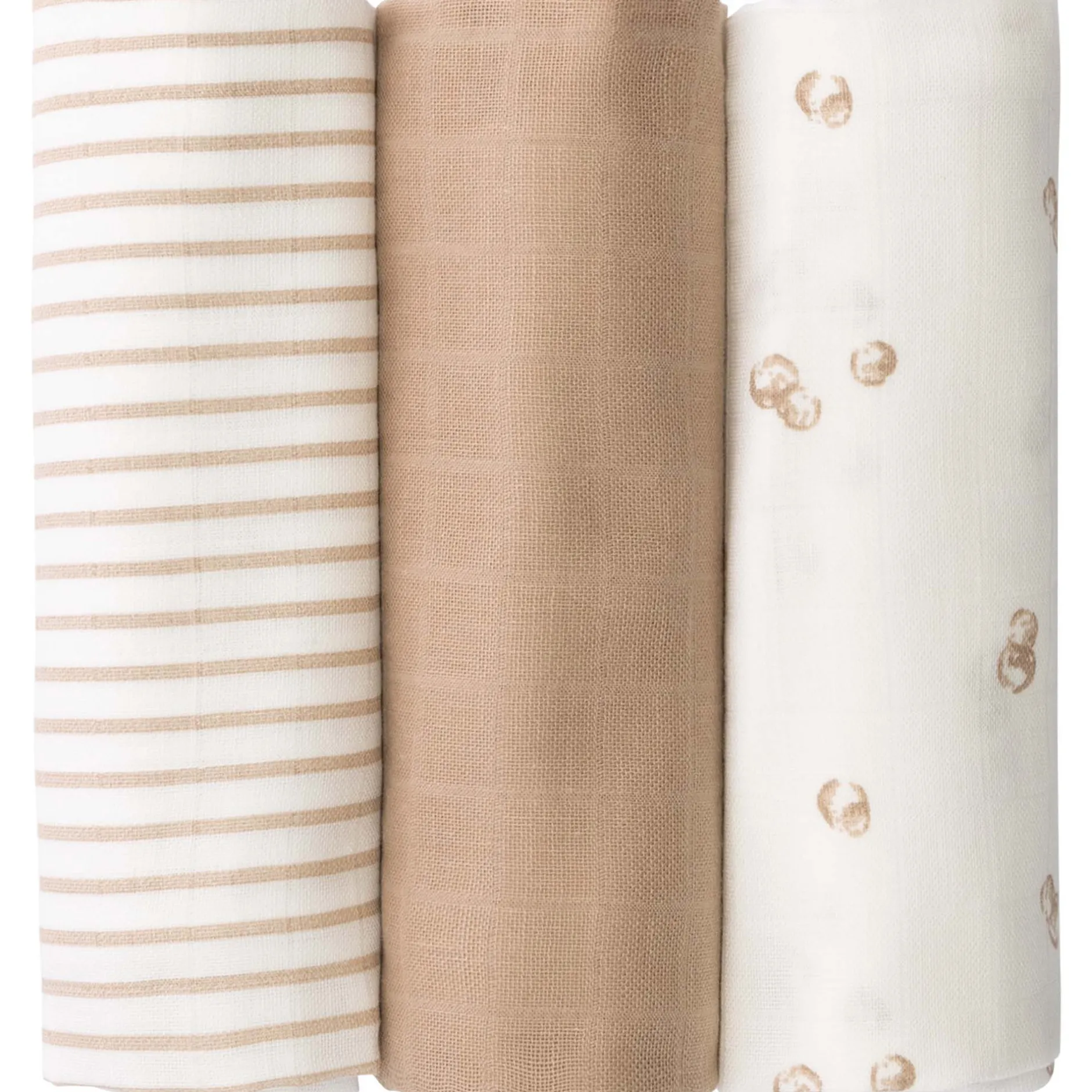 Doeken & Luiers*Prénatal hydrofiele luiers soon 3 stuks beige