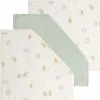 Monddoekjes|Monddoekjes*Prénatal hydrofiele monddoek kleine vriendjes 3 stuks  wit