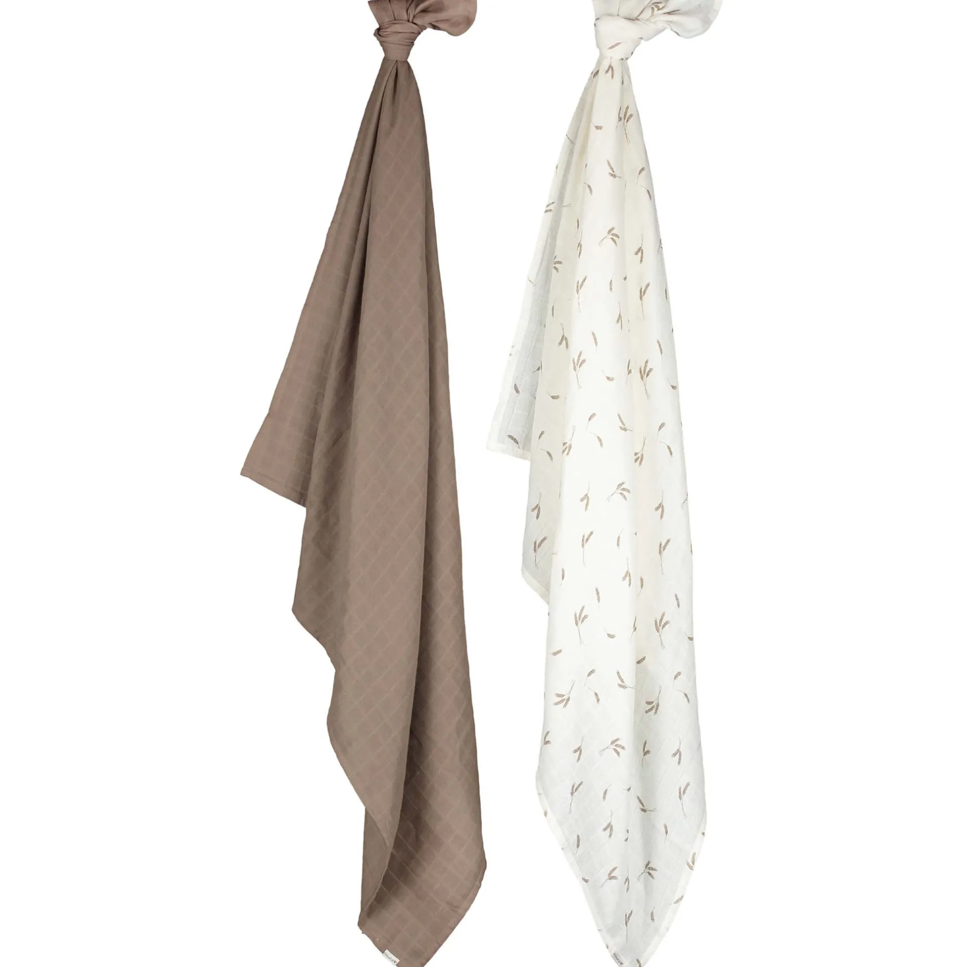 Doeken & Luiers*Prénatal hydrofiele multidoeken graan 2 stuks taupe