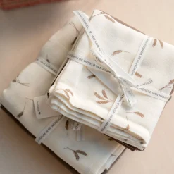 Doeken & Luiers*Prénatal hydrofiele multidoeken graan 2 stuks taupe