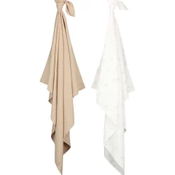 Doeken & Luiers*Prénatal hydrofiele multidoeken beer 2 stuks  beige