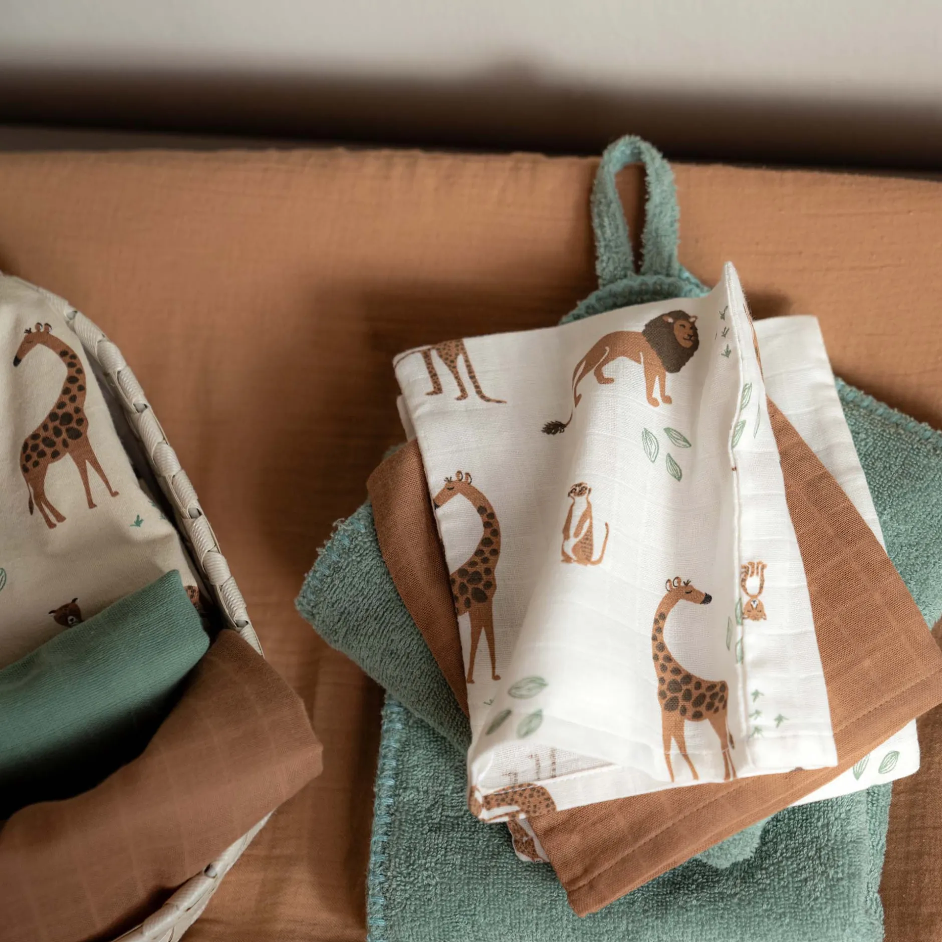 Washandjes*Prénatal hydrofiele washandjes 3 stuks wit