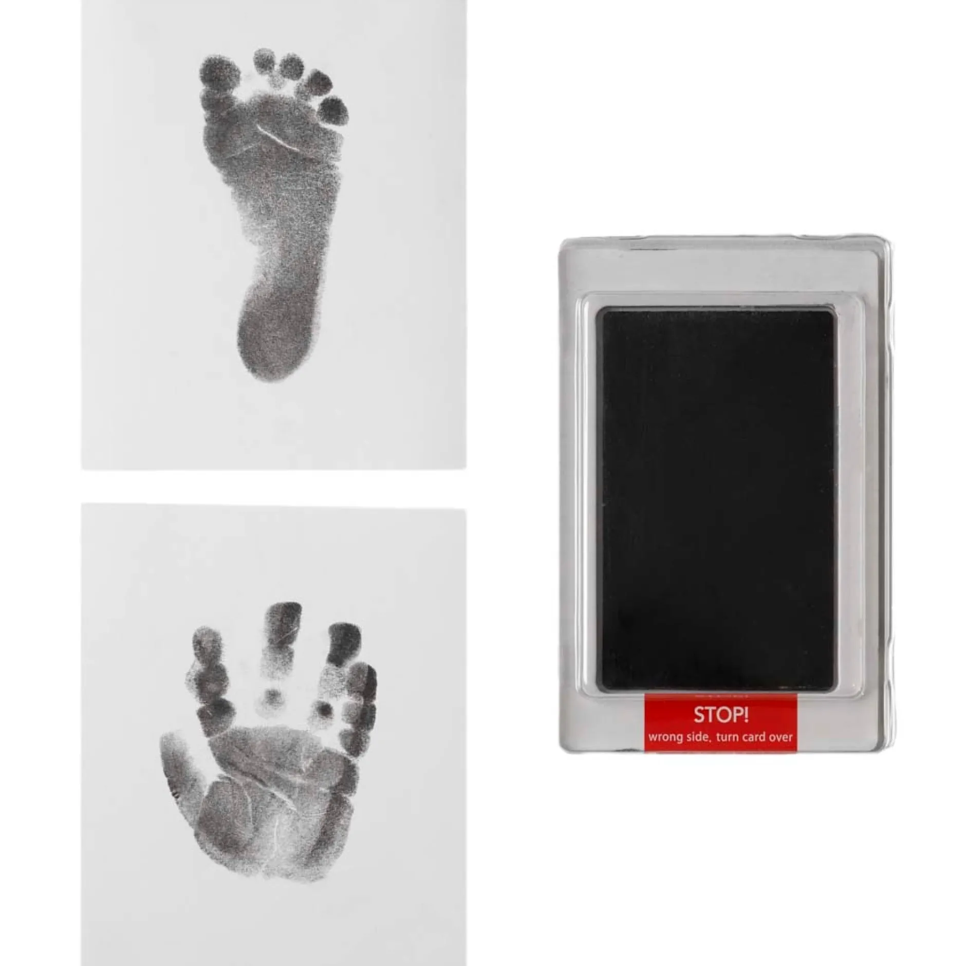 Feestartikelen|Kraamcadeaus*Prénatal inktafdrukset Black