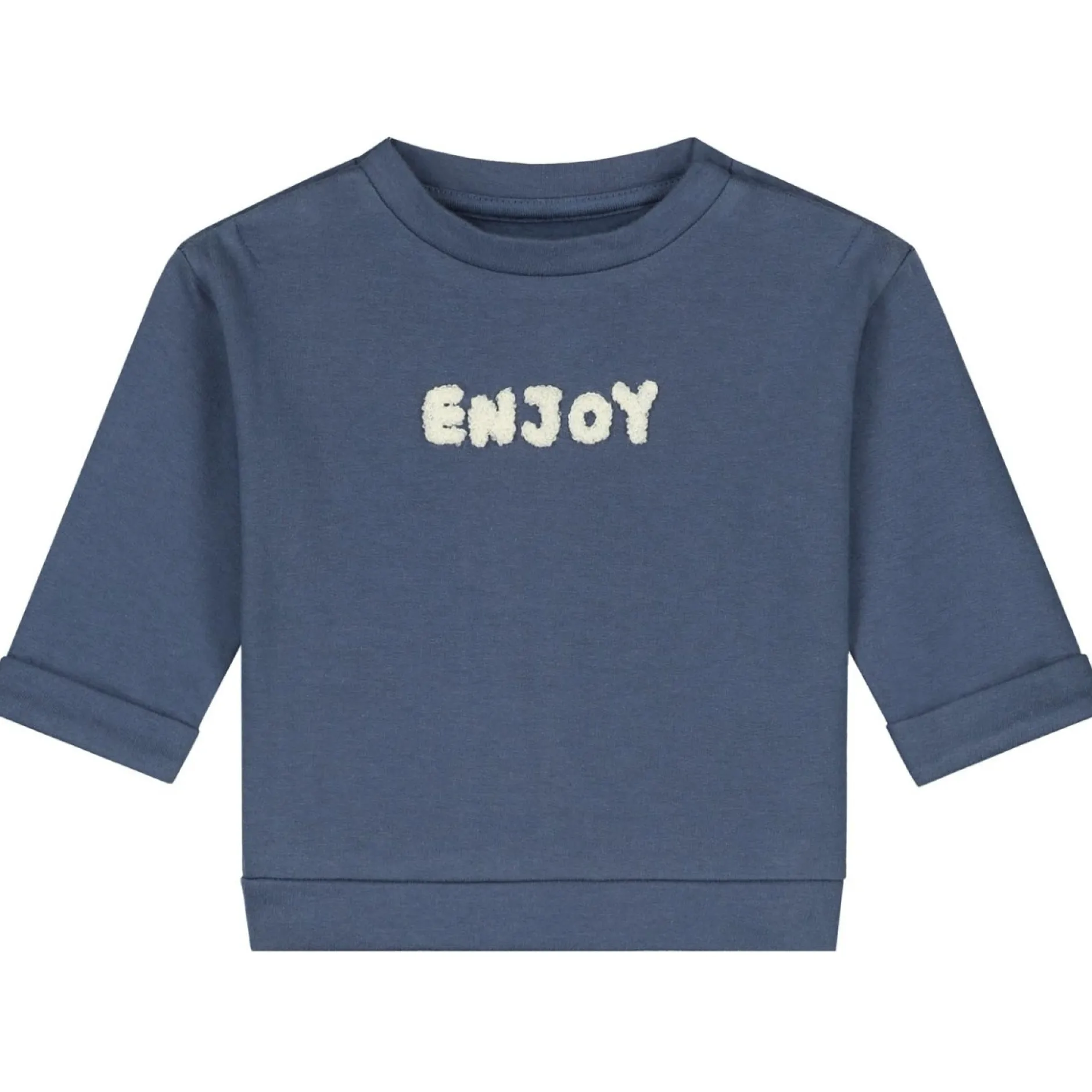Mutsjes & Haarbandjes|Broeken*Prénatal &Joy newborn muts, sweater & broek teddy Dark Kobalt