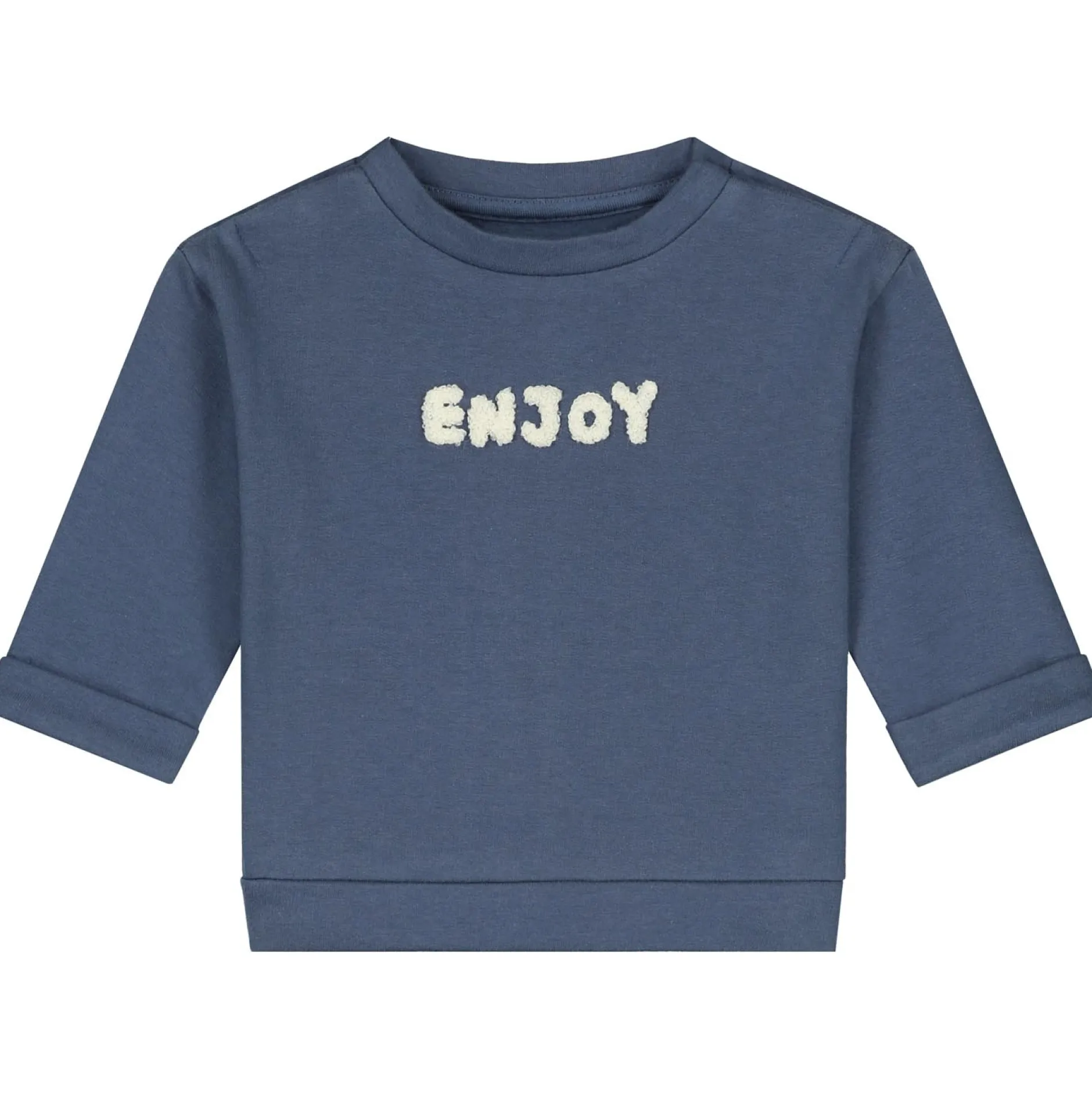 Mutsjes & Haarbandjes|Broeken*Prénatal &Joy newborn muts, sweater & broek teddy Dark Kobalt