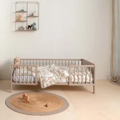 Ledikanten*Prénatal Juniorbed Elio 70x140cm Taupebrown