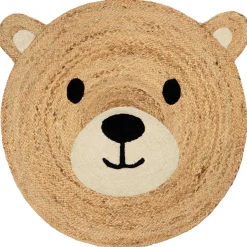 Vloerkleden*Prénatal Jute Vloerkleed Beer naturel