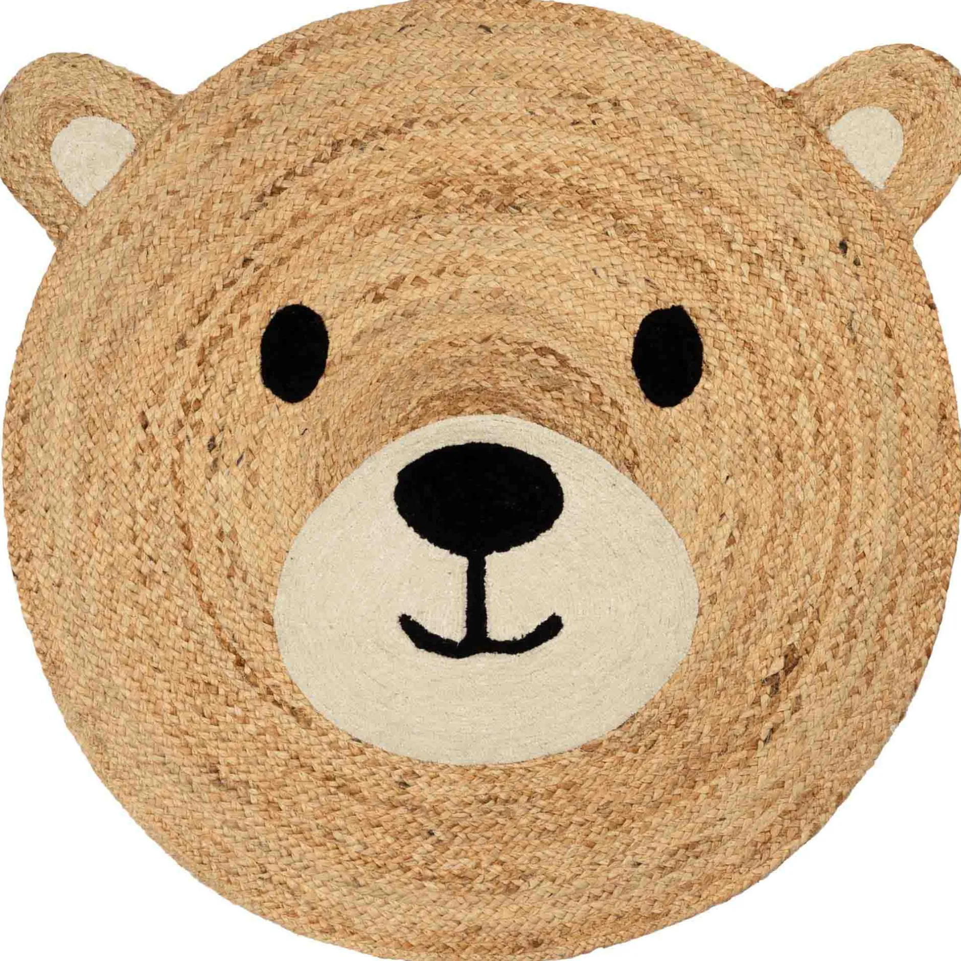 Vloerkleden*Prénatal Jute Vloerkleed Beer naturel