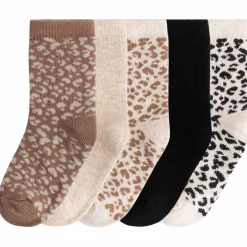 Sokken & Maillots|Sokken & Maillots*Prénatal kinder sokken 5 paar   bruin Light Brown Melange