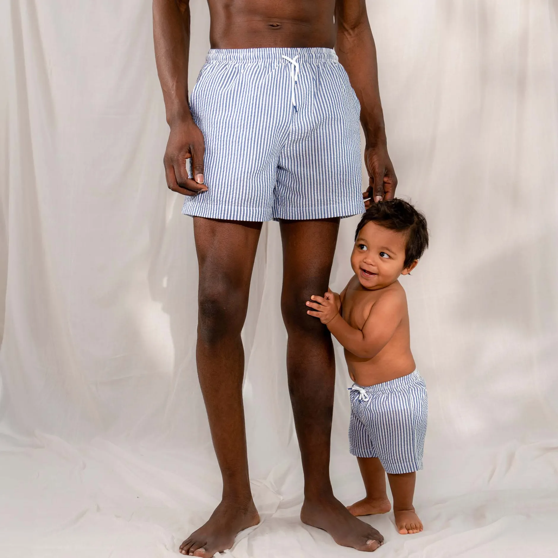 Zwemkleding|Zwembroeken*Prénatal kinder zwemshort strepen strepen blauw Blue