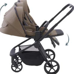 Kinderwagens*Prénatal kinderwagen Sammy Taupebrown