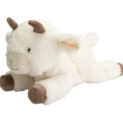 Knuffels*Prénatal knuffel geit 30cm Dark Off-White