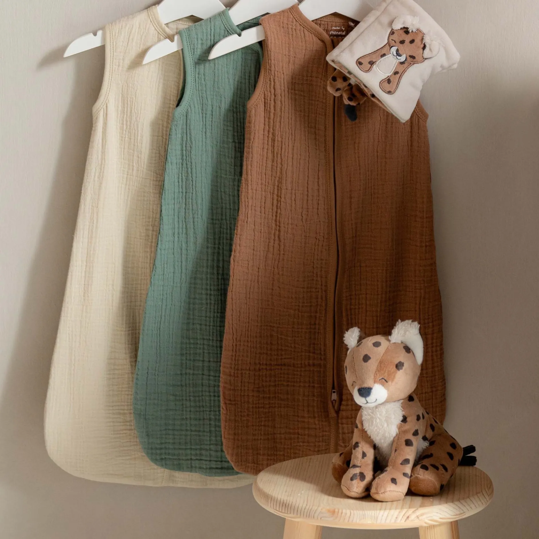 Knuffels*Prénatal knuffel Savanne Dark Sand Brown