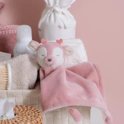 Knuffeldoekjes*Prénatal knuffeldoekje hert Powder Pink