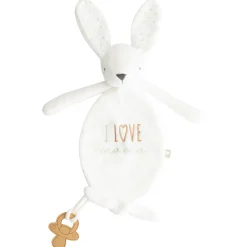Feestartikelen|Fopspenen & Accessoires*Prénatal Knuffeldoekje I Love Mama wit