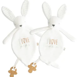 Feestartikelen|Fopspenen & Accessoires*Prénatal Knuffeldoekje I Love Papa wit