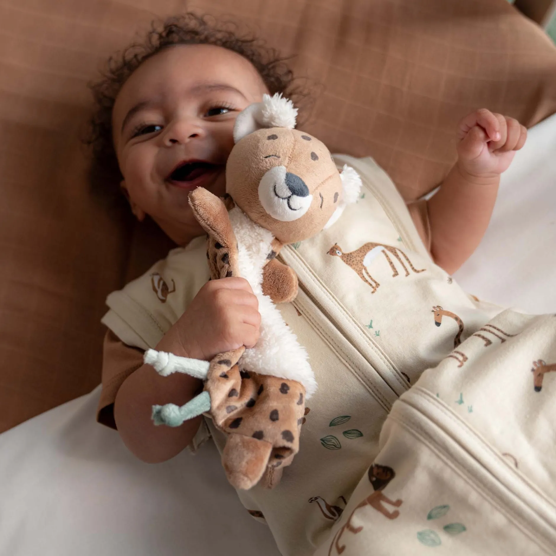 Knuffeldoekjes|Fopspenen & Accessoires*Prénatal knuffeldoekje Savanne bruin