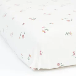 Hoeslakens*Prénatal ledikant hoeslaken daisy multi