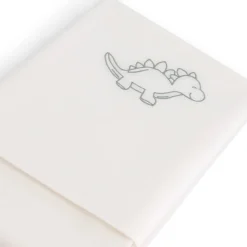 Lakens*Prénatal ledikantlaken dino wit