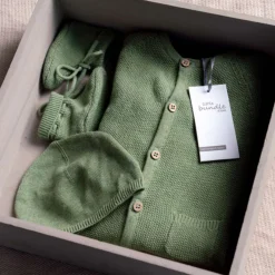 Sokjes & Slofjes|Boxpakjes*Prénatal Little bundle of love newborn boxpakje & slofjes Green Shade