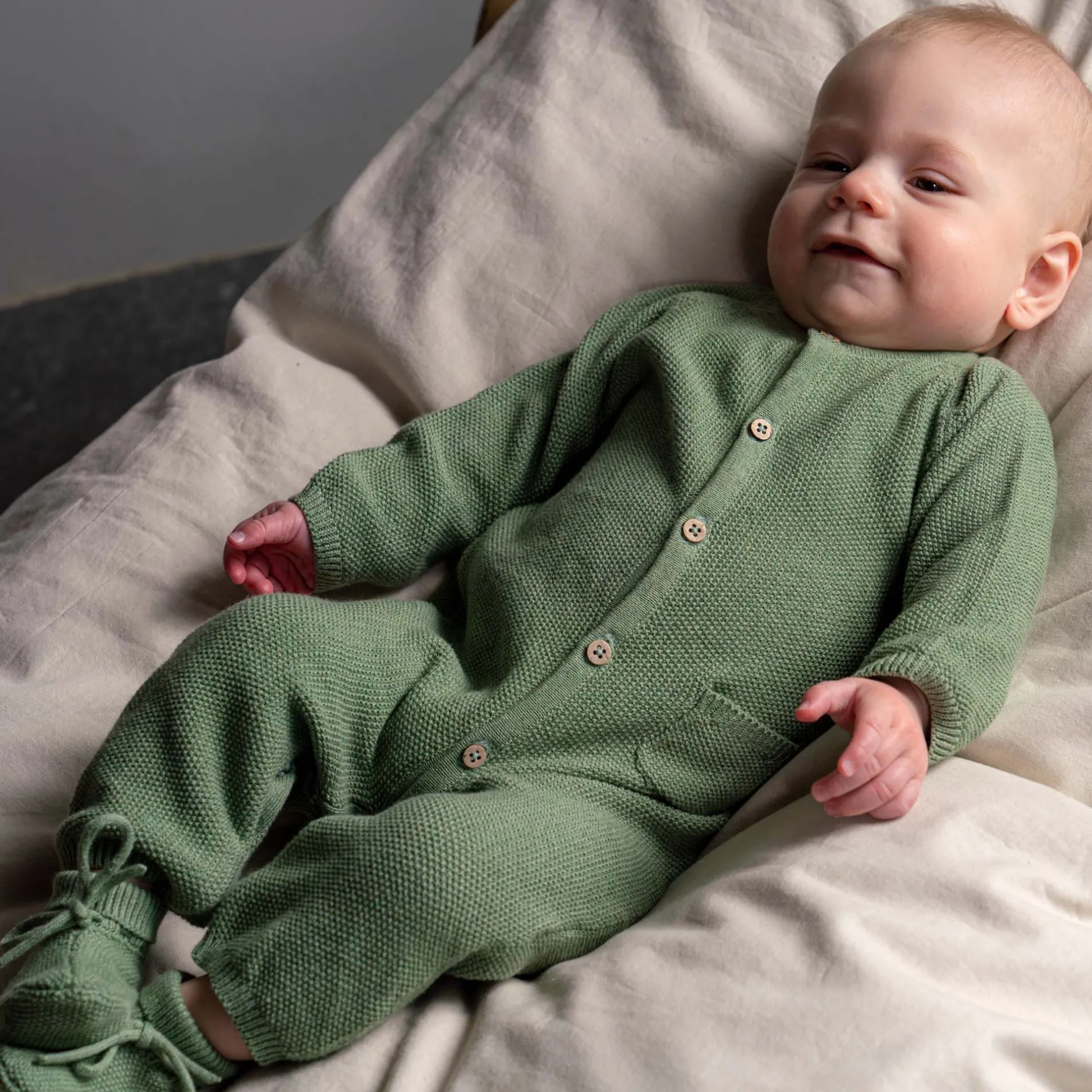 Sokjes & Slofjes|Boxpakjes*Prénatal Little bundle of love newborn boxpakje & slofjes Green Shade