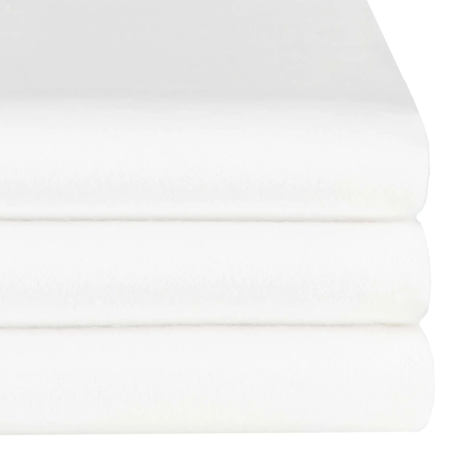 Moltons & Matrasbeschermers*Prénatal molton onderlegger 3 stuks wit