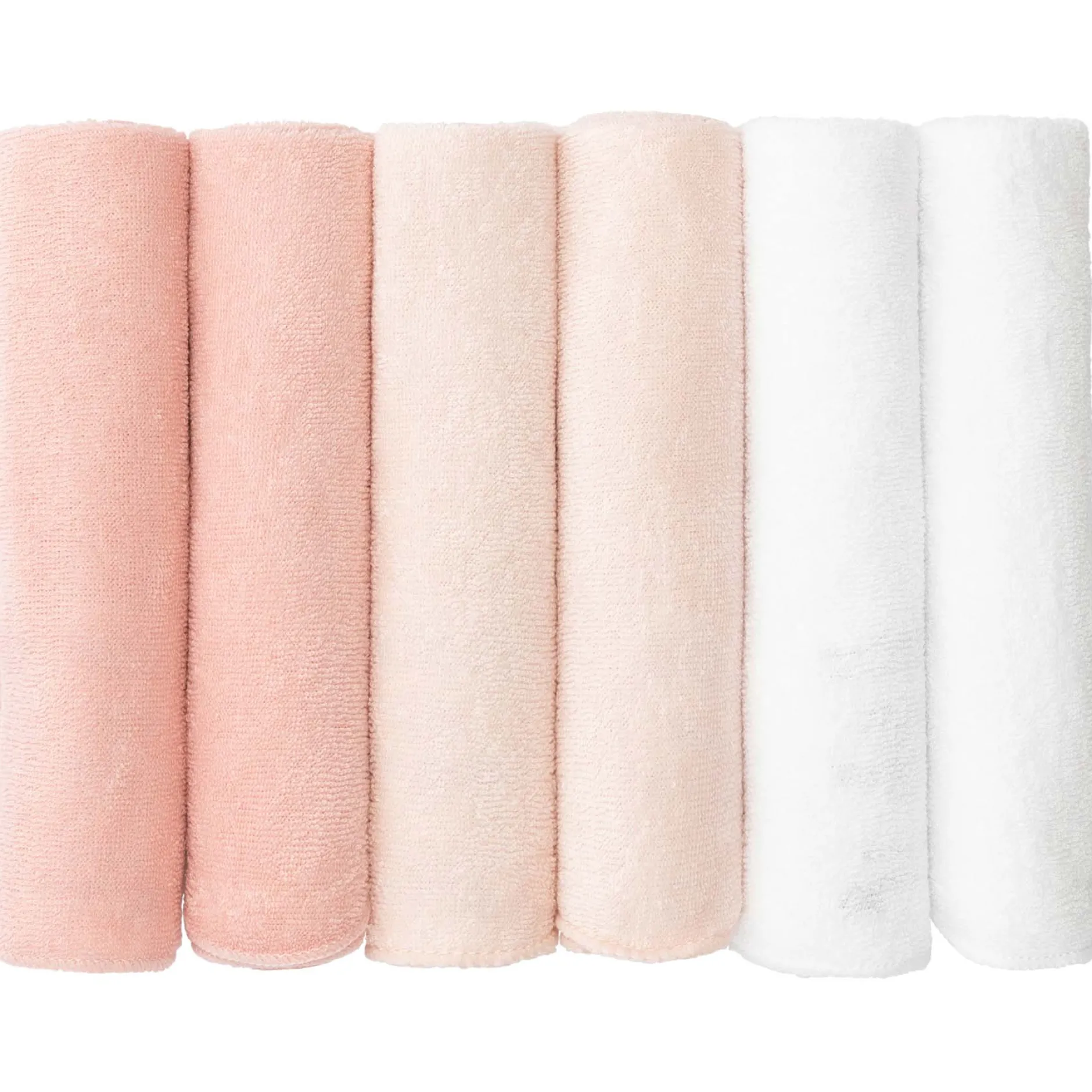 Monddoekjes|Monddoekjes*Prénatal monddoekjes badstof 6 stuks roze