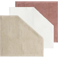 Monddoekjes|Monddoekjes*Prénatal monddoekjes badstof 3 stuks  roze