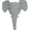 Wanddecoratie*Prénatal muurkop olifant grijs