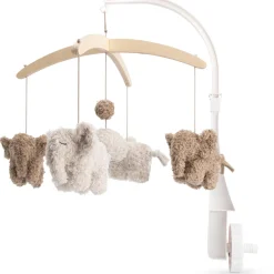 Muziekmobielen & Muziekdoosjes|Boxen*Prénatal muziekmobiel Otis de olifant Grey