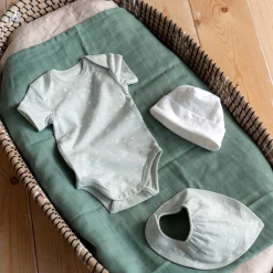 Feestartikelen|Kraamcadeaus*Prénatal new born giftset Green